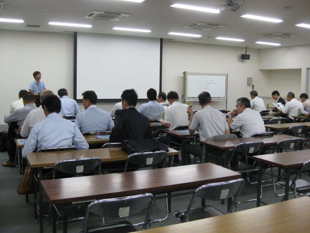 サンデン(株)赤城工場で導入しているサンデンフォレストの説明を受けました